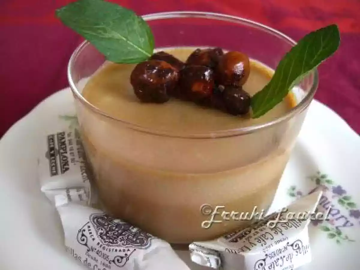 Panacotta al café con leche