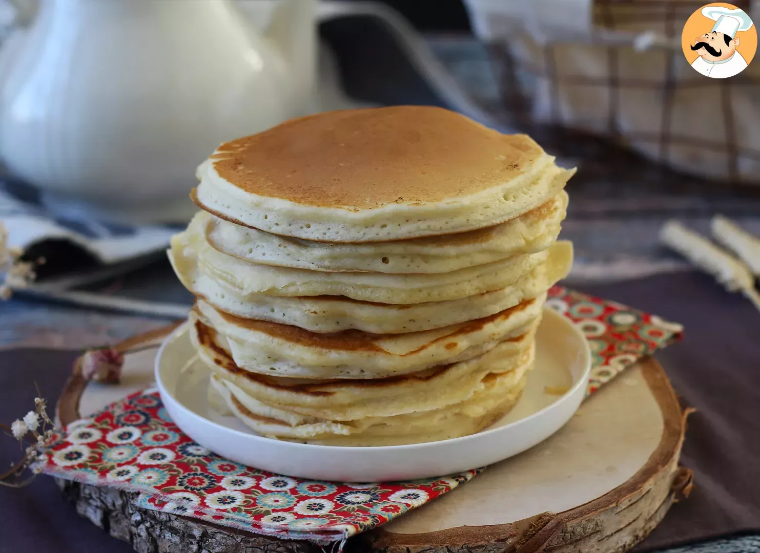 Pancakes americanas mega esponjosas, tortitas - Receta Petitchef