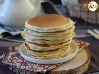 Receta Pancakes americanas mega esponjosas, tortitas