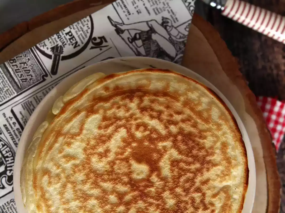 Pancakes con jamón y queso, tortitas rellenas - foto 4