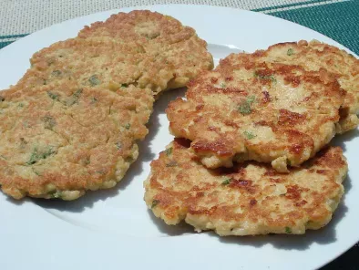 Pancakes de copos de quinoa y cilantro (sin gluten, sin lácteos), foto 2