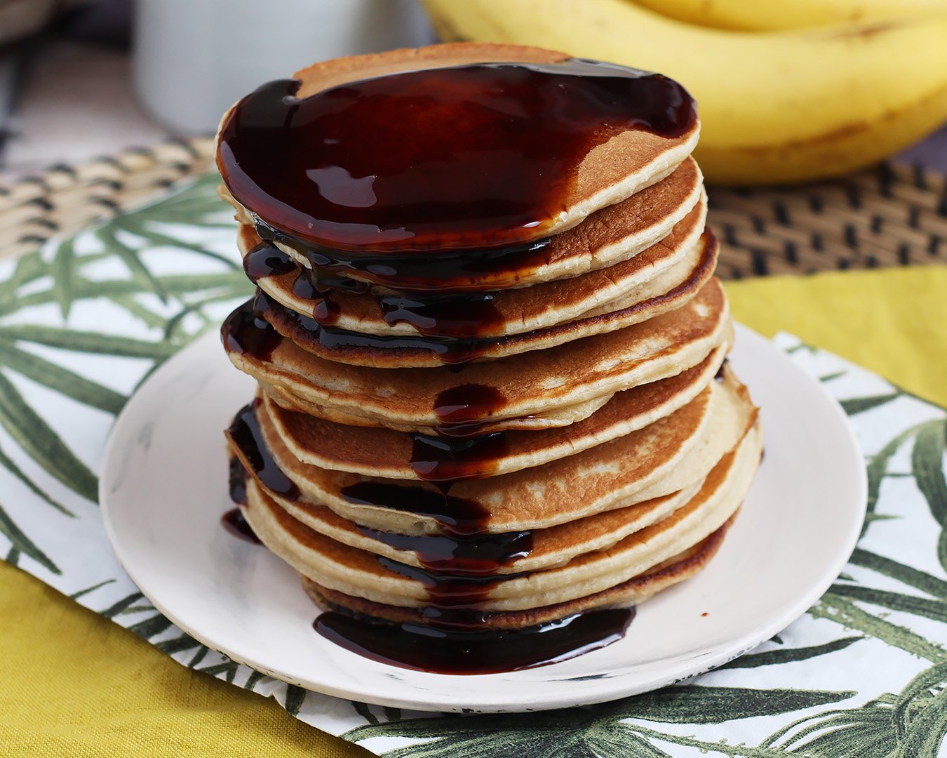 Pancakes de plátano fáciles Receta Petitchef