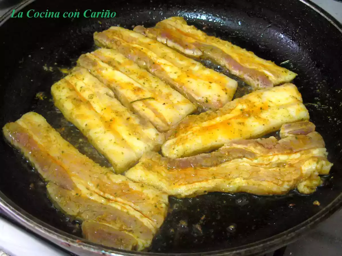 Panceta adobada con Pisto casero - foto 4