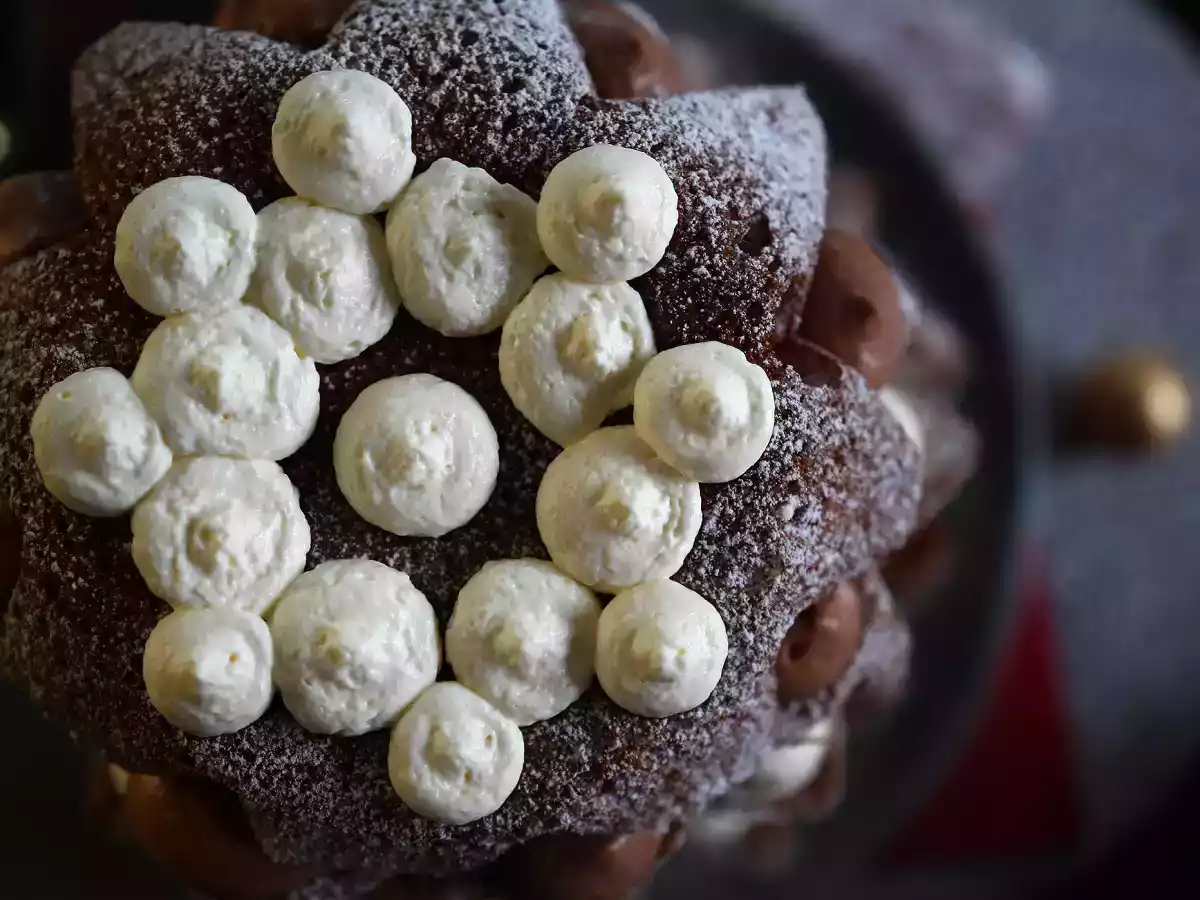 Pandoro relleno de crema mascarpone y Nutella - foto 8