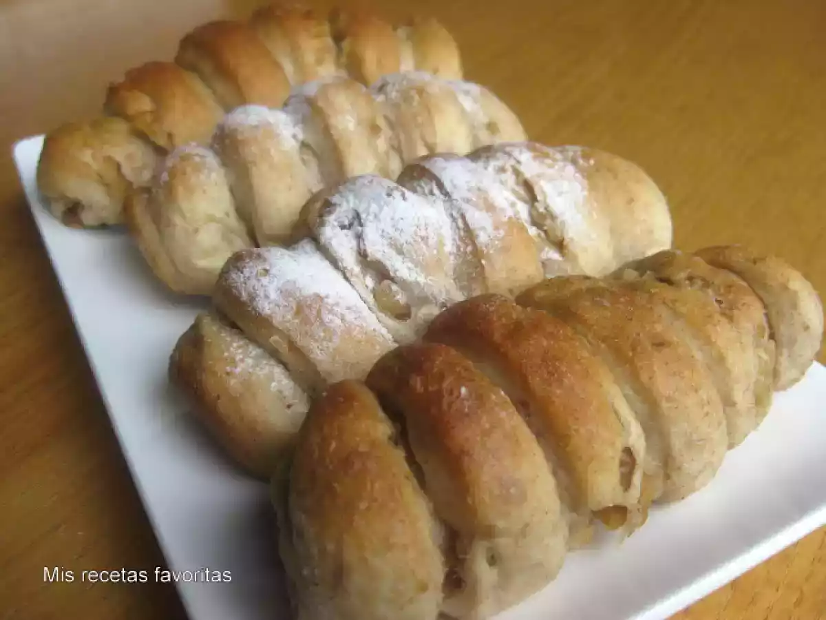 Panecillos con salvado de trigo y nueces
