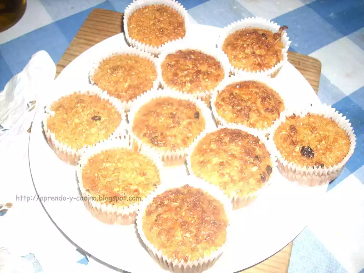 Panecillos de Avena -sin harina-