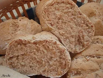 Panecillos de harina integral y trigo, foto 3