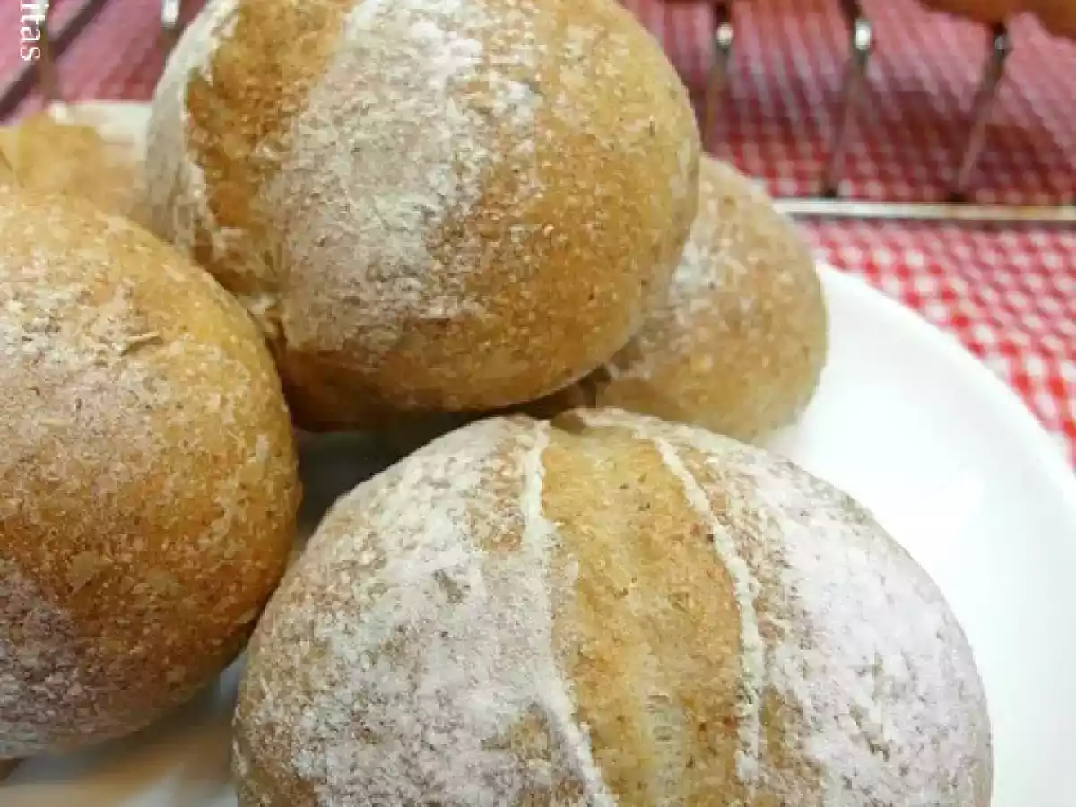 Panecillos integrales aromáticos (con masa madre) - foto 2