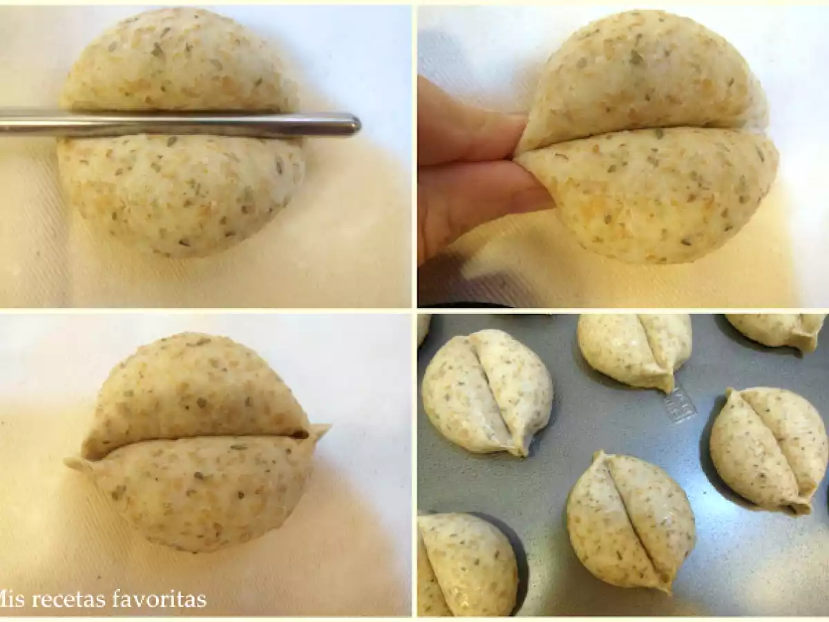 Panecillos integrales aromáticos (con masa madre) - foto 4