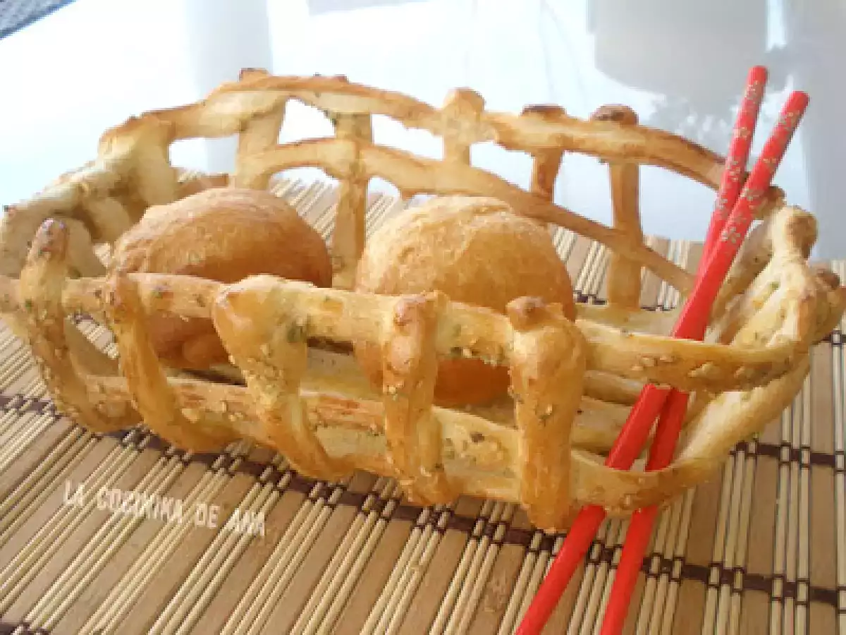 Panera de grisines y pan chino - foto 6