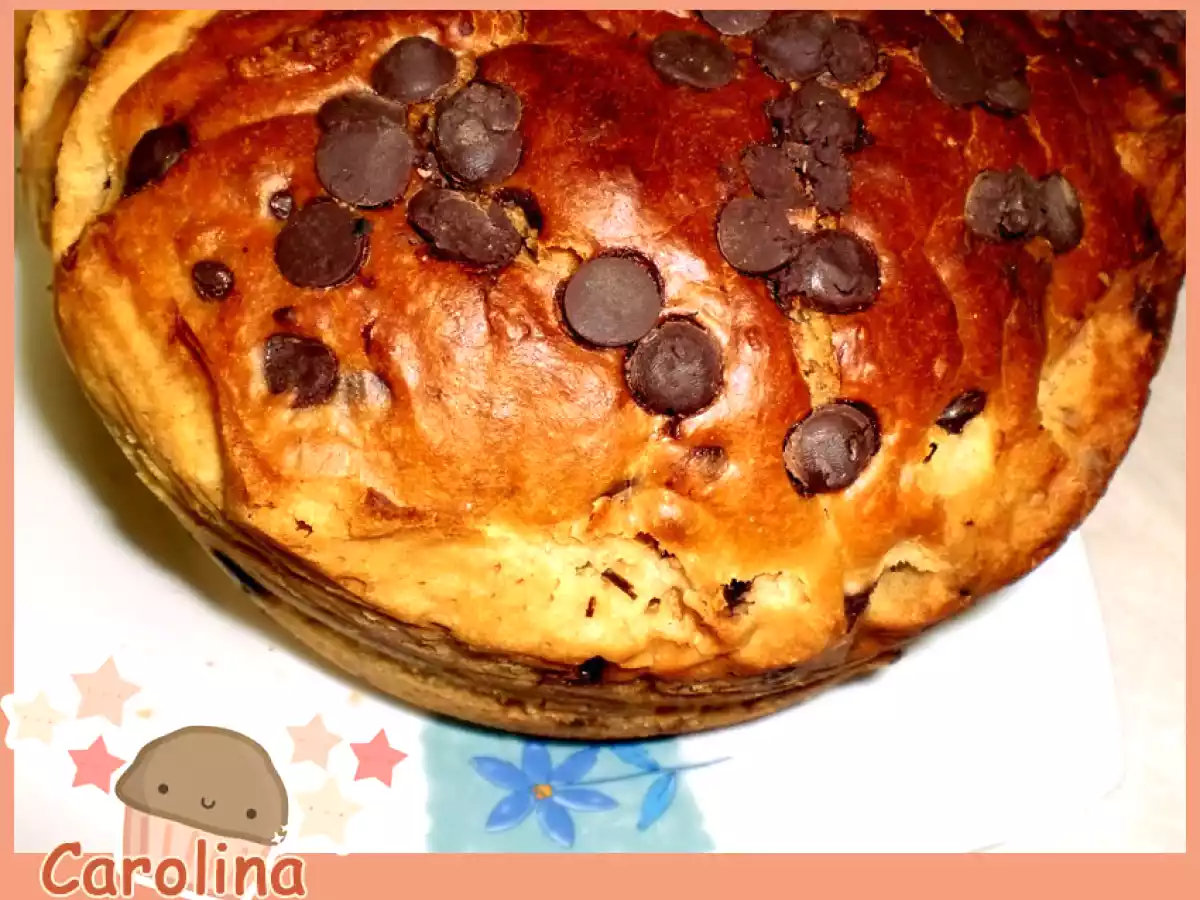 Panettone con pepitas de Chocolate
