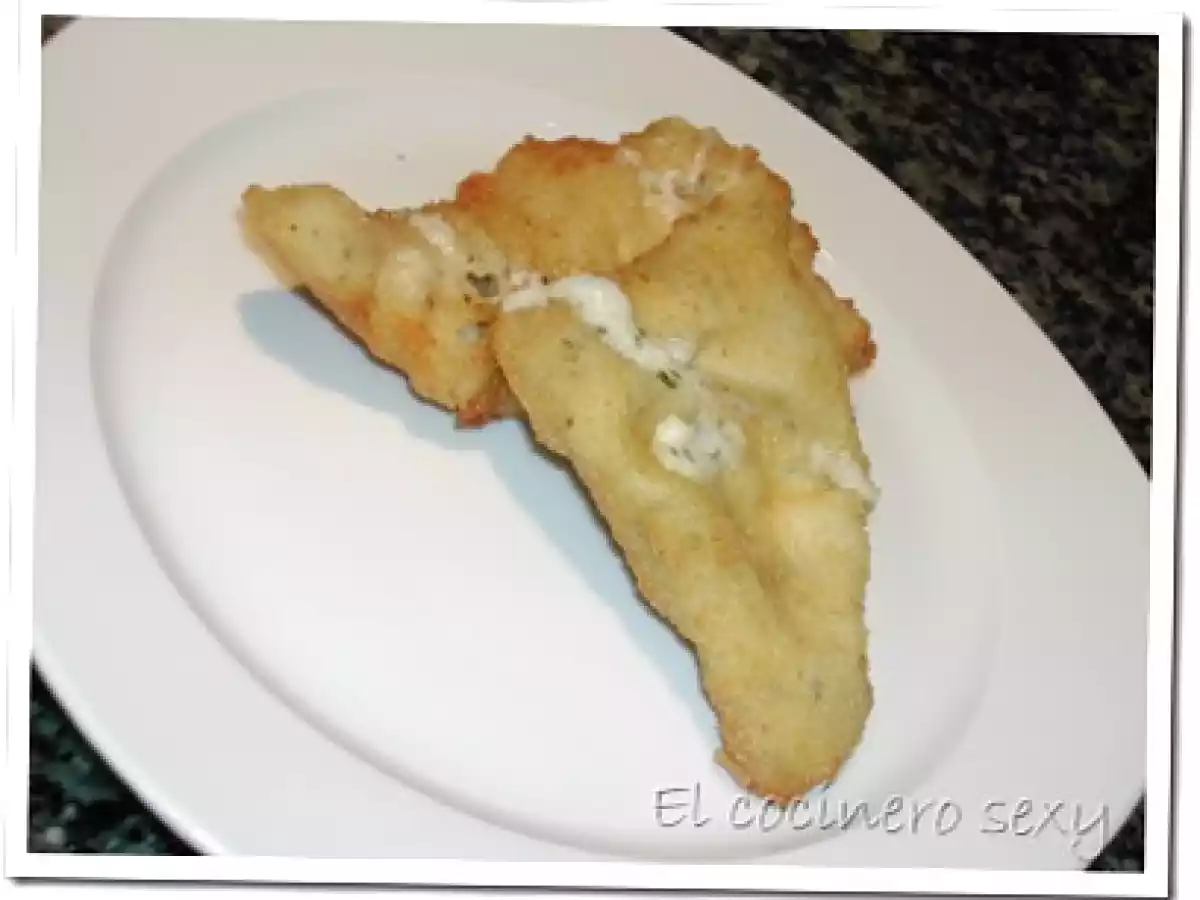 Panga rebozado en bechamel