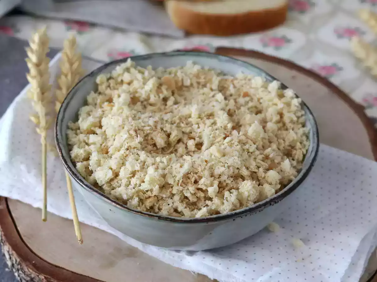 Panko casero (pan rallado japonés)