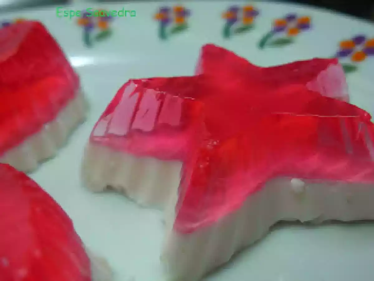 Panna cotta con gelatina de fresa - foto 2