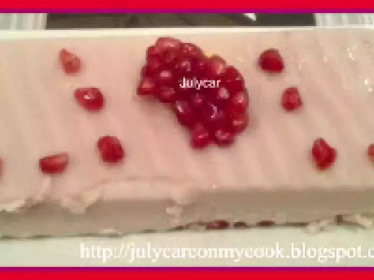 Panna cotta de granadas