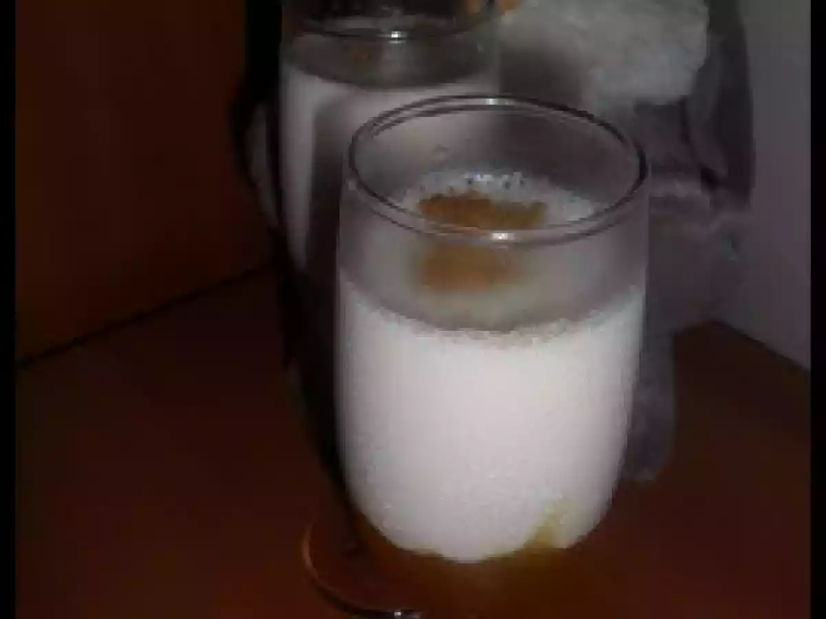 PANNA COTTA DE LECHE DE SOJA CON MERMELADA DE MELOCOTON CASERA - foto 4