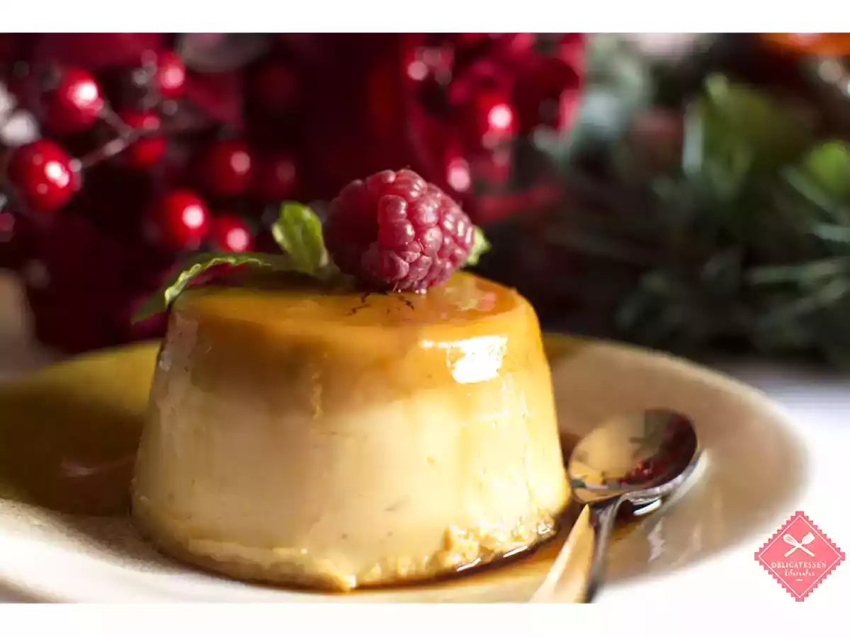 Panna cotta de navidad