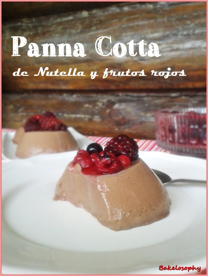 Panna cotta de nutella y frutos rojos Receta Petitchef