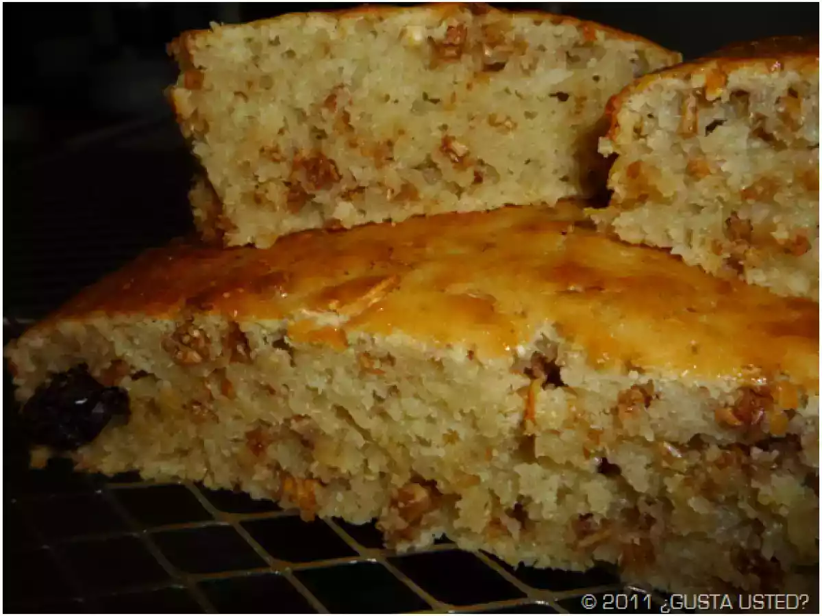PANQUÉ DE PLATANO (UN PLÁTANO, UNA TAZA DE HARINA) RECETA