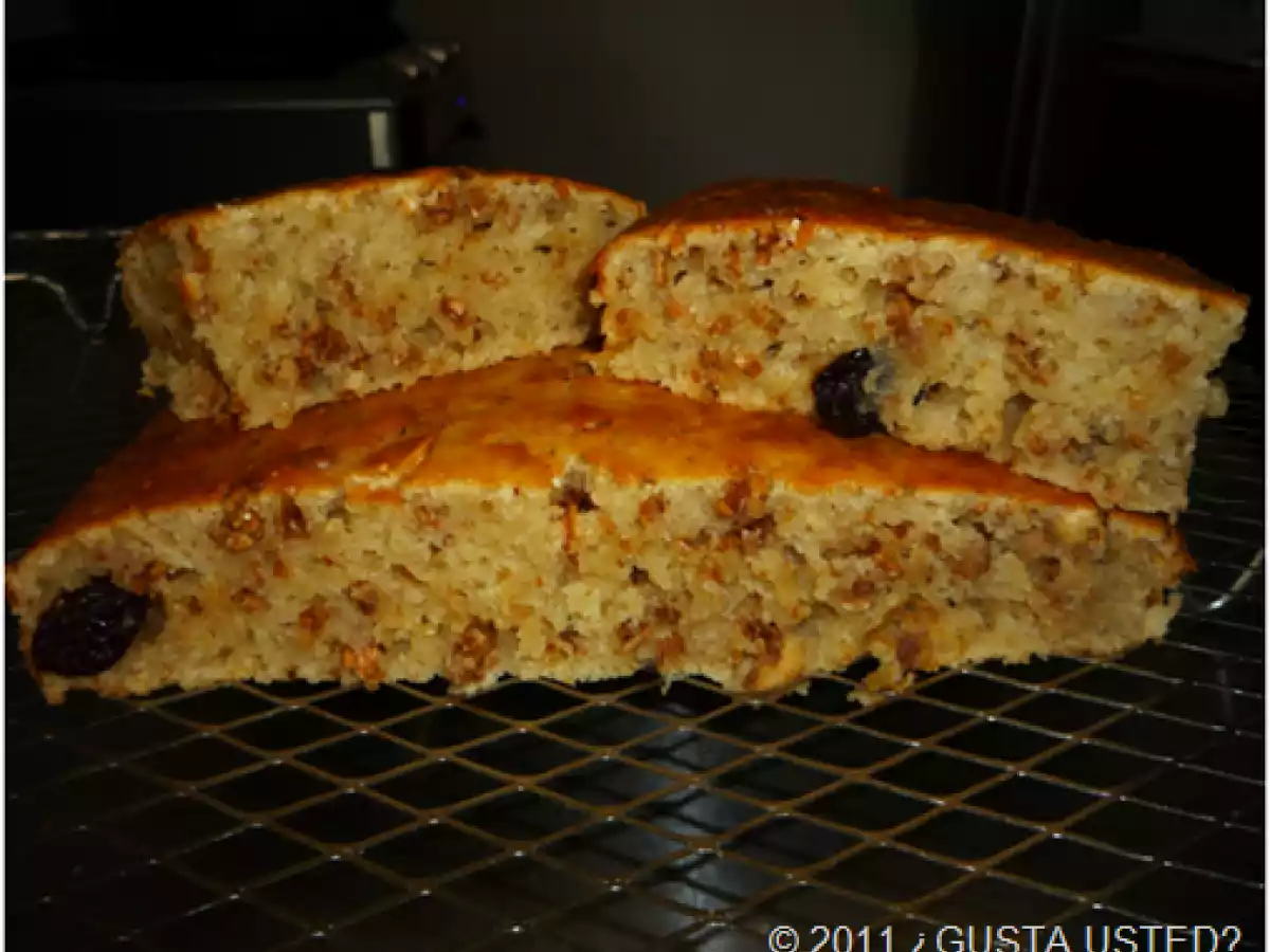 PANQUÉ DE PLATANO (UN PLÁTANO, UNA TAZA DE HARINA) RECETA - foto 3