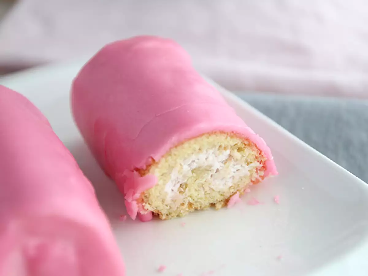 Panteras rosas caseras, mini brazos de gitano de fresa - foto 3