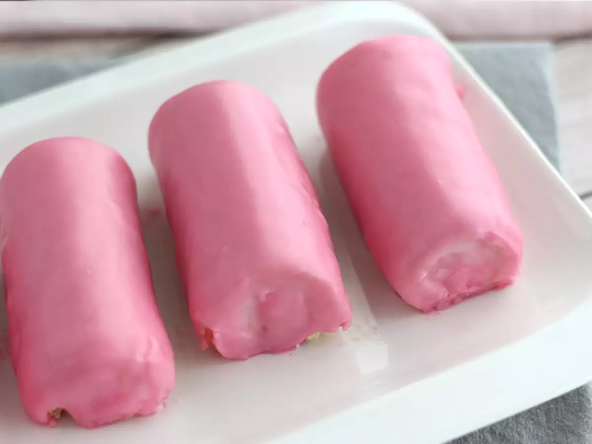 Panteras rosas caseras, mini brazos de gitano de fresa - foto 4