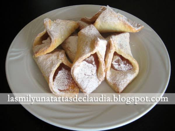 Pañuelitos de dulce de batata con masa de queso