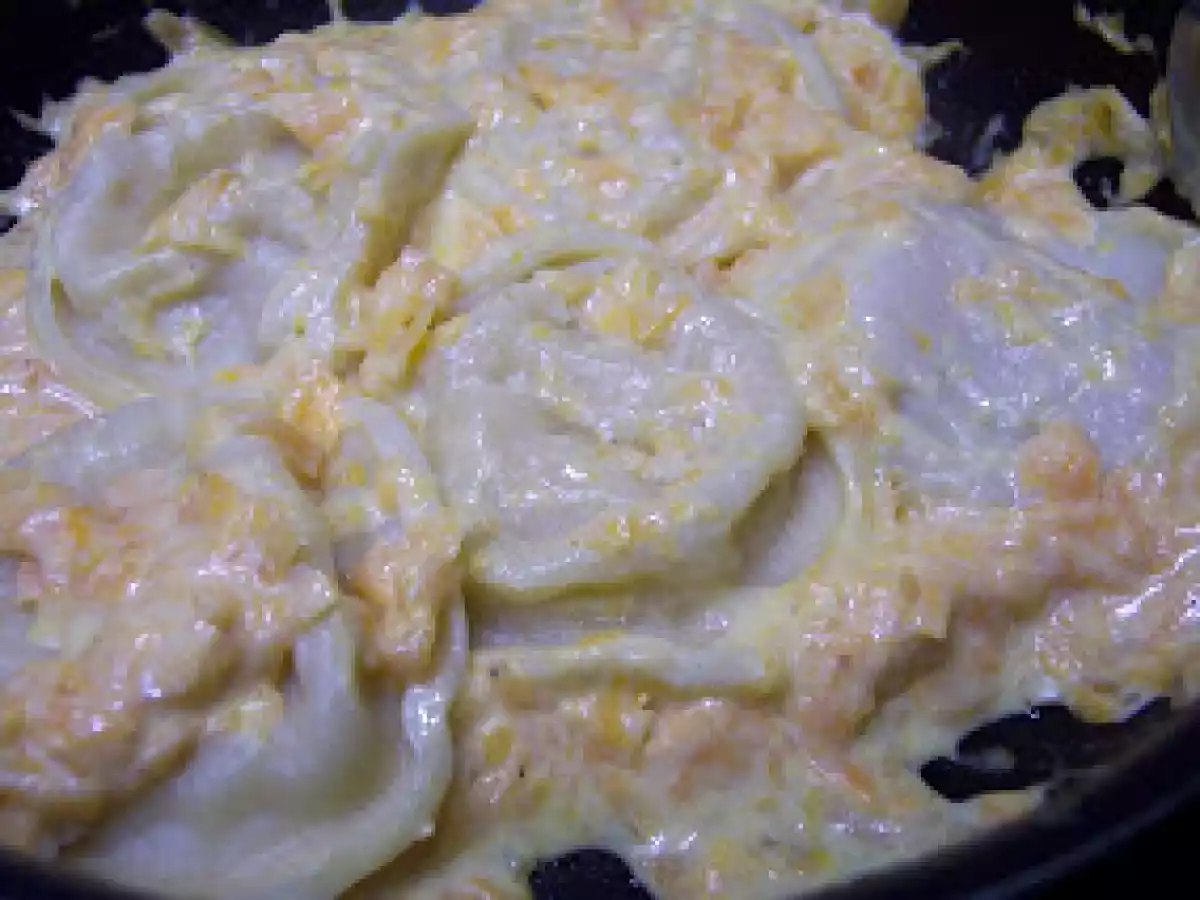 Panzotti con salsita de queso y calabaza