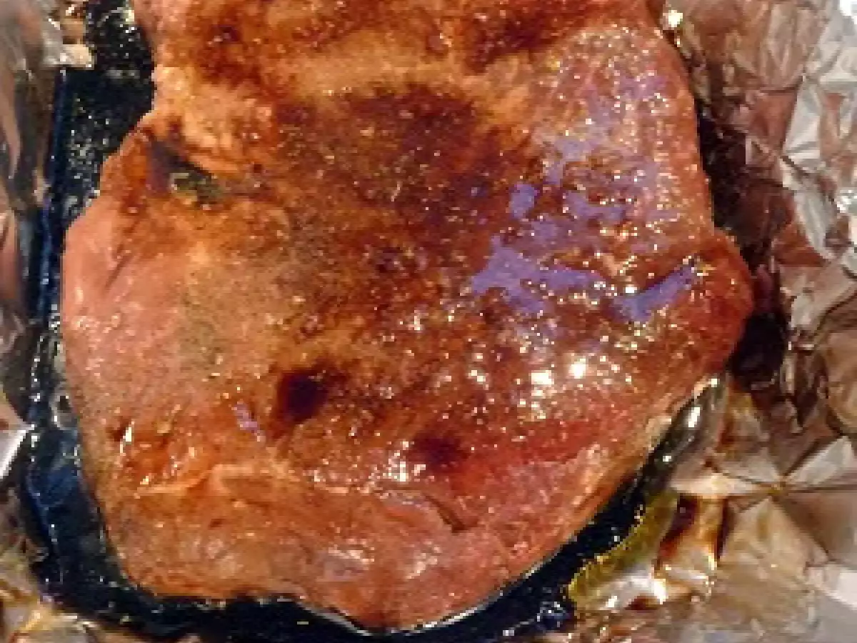 Papas asadas y carne al horno - foto 2