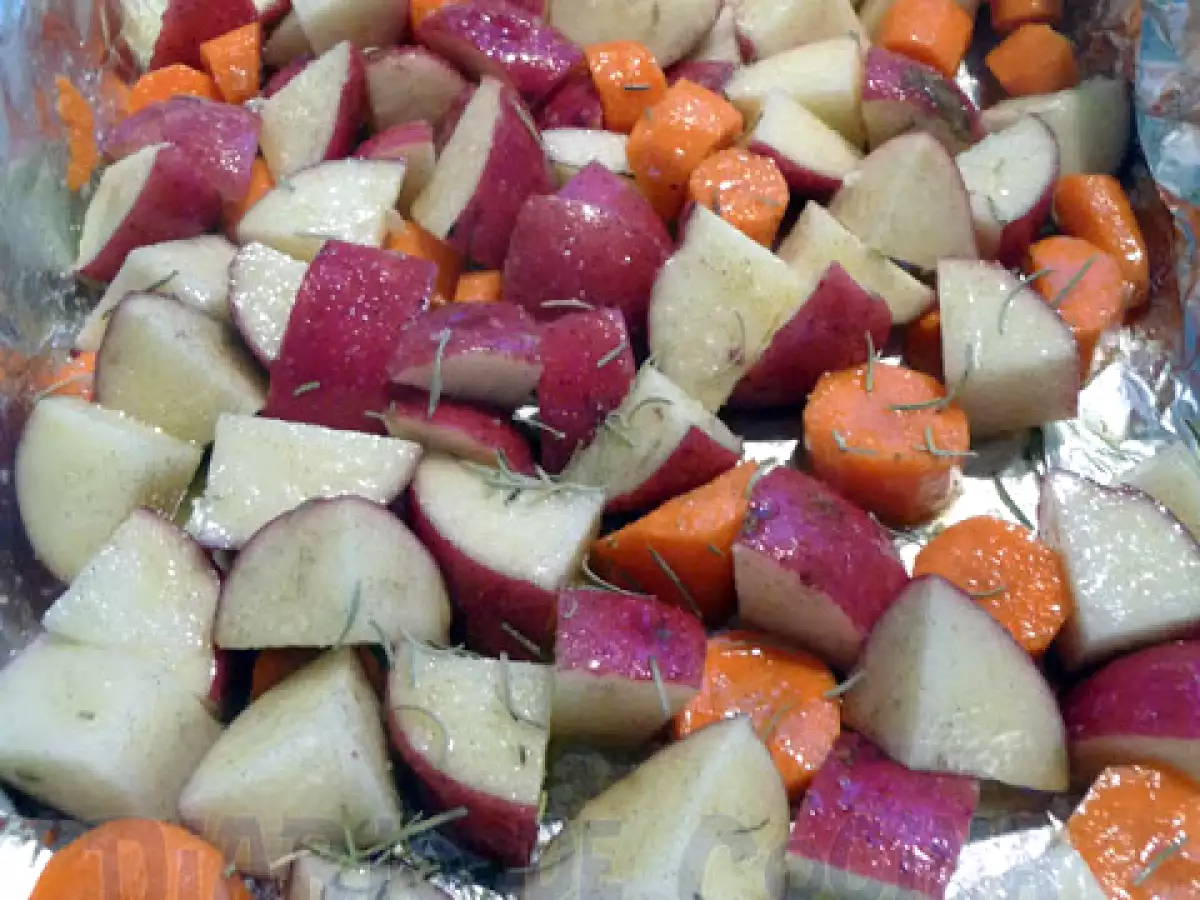Papas asadas y carne al horno - foto 4