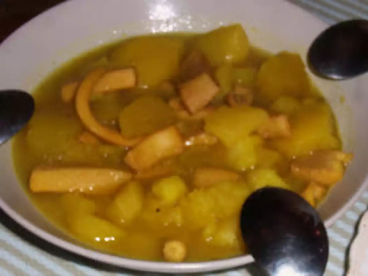 PAPAS CON CHOCOS DE LA COMADRE