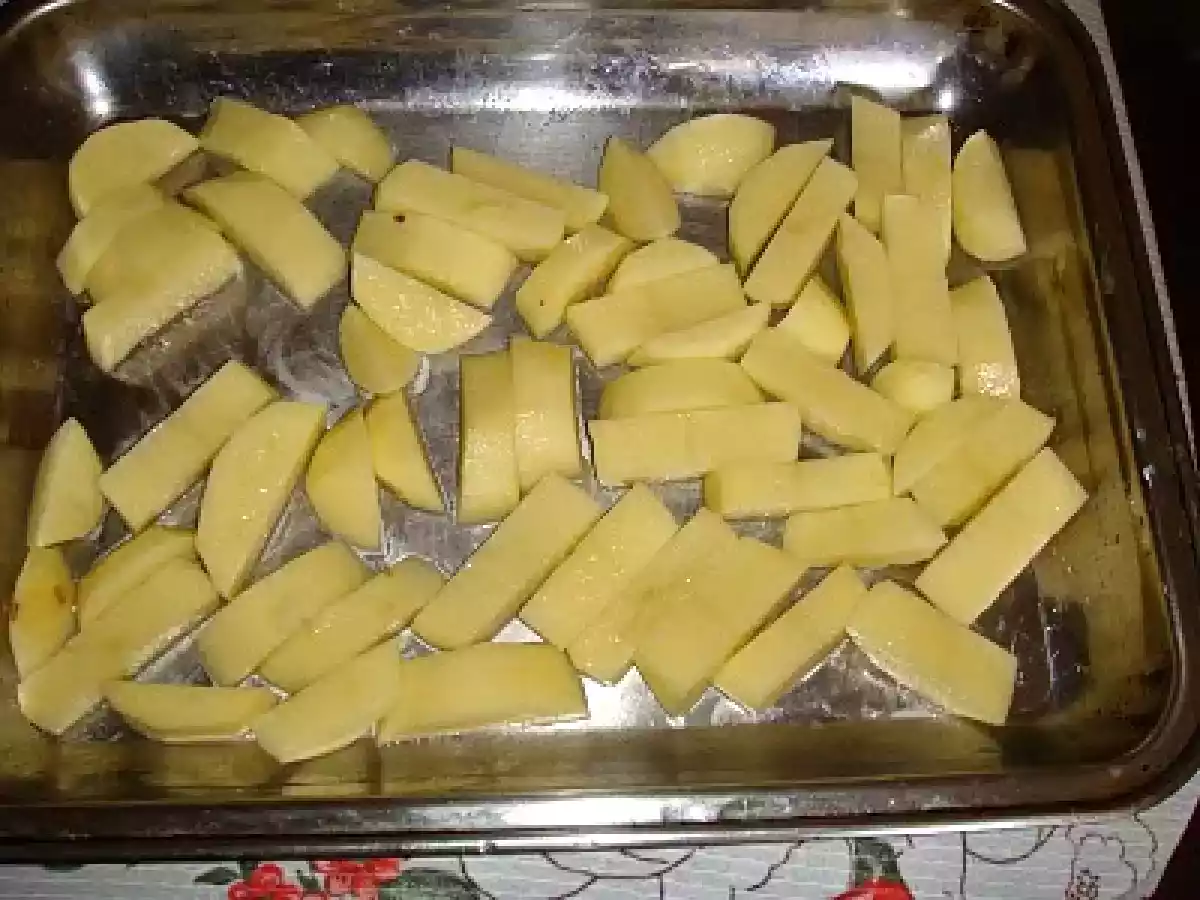 Papas crocantes al horno