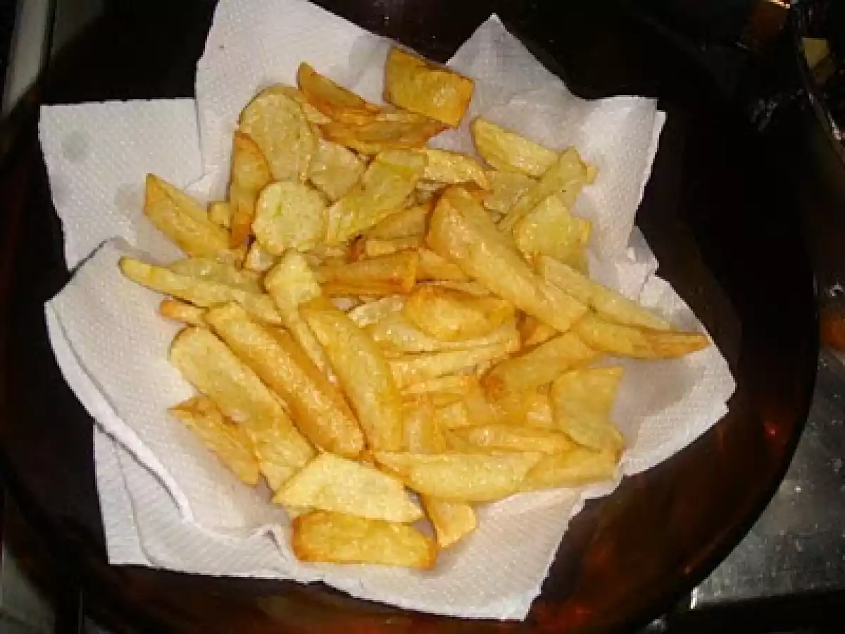 Papas fritas con huevos revueltos - foto 4