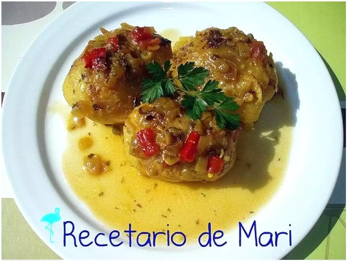 Papas rellenas de carne (paso a paso) - foto 3