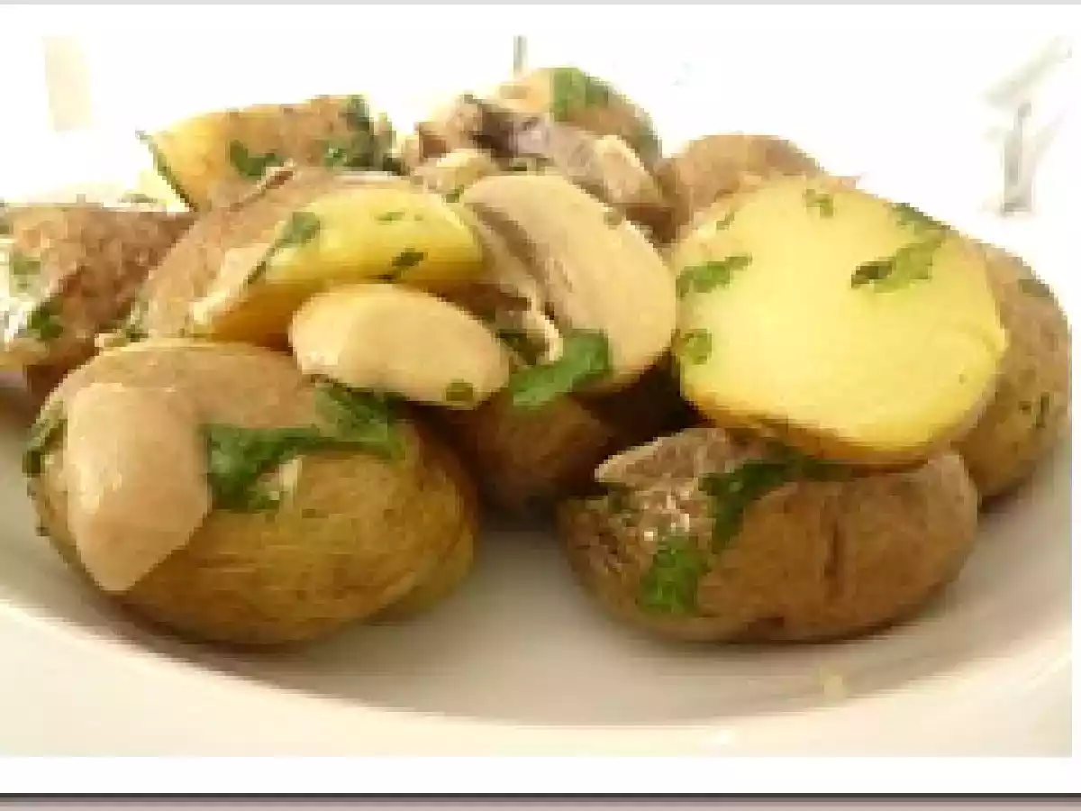 Papas salteadas con hongos y perejil - foto 5