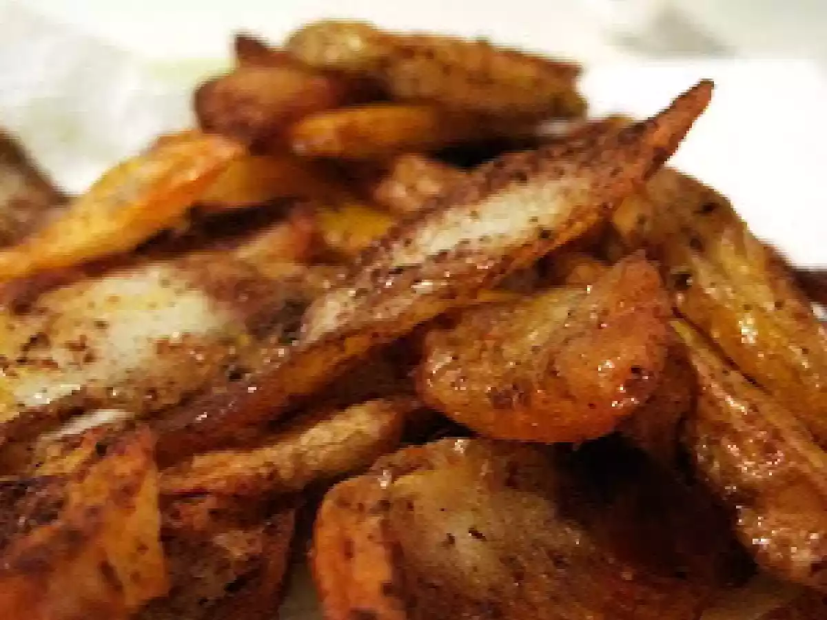 Papas y camote frito con especies (al horno) - foto 4