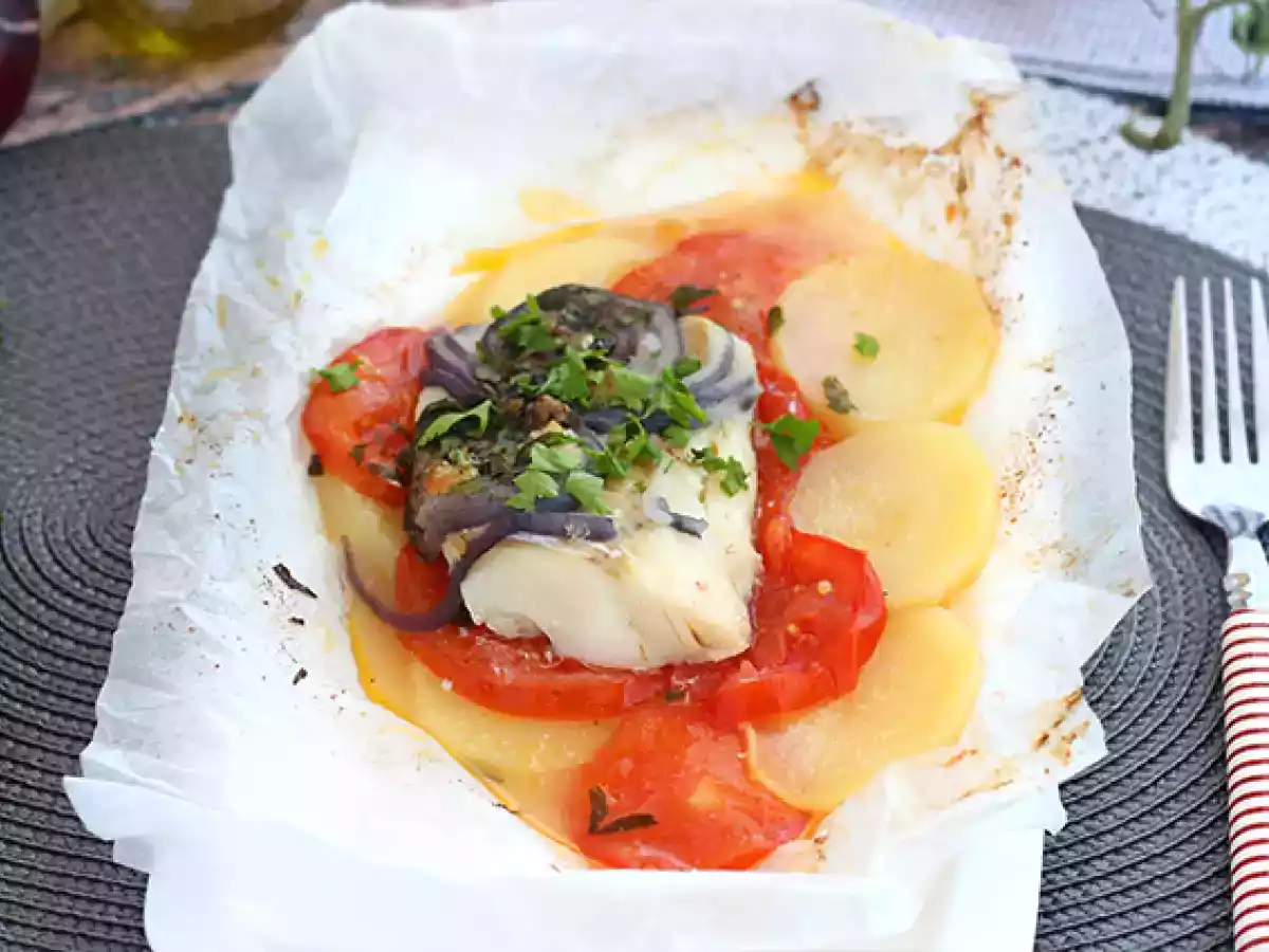 Papillote de bacalao - foto 2