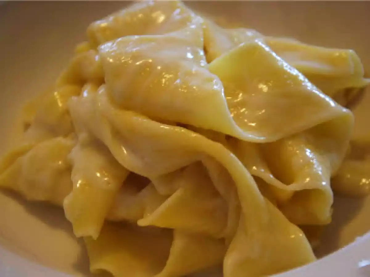 Pappardelle al tartufo bianco