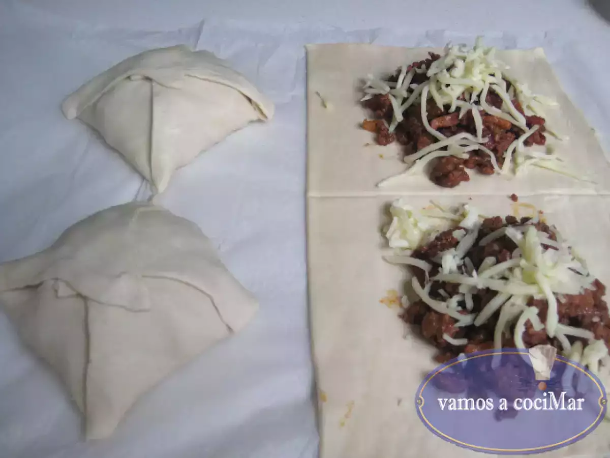 Paquetes de hojaldre rellenos - foto 2