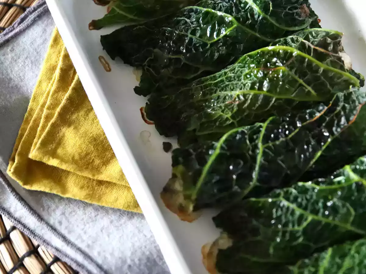 Paquetitos de col rellenos de carne molida - foto 4