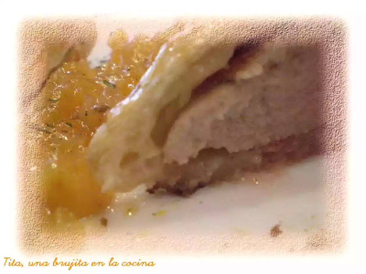 Paquetitos de solomillo con salsa de orejones - foto 2