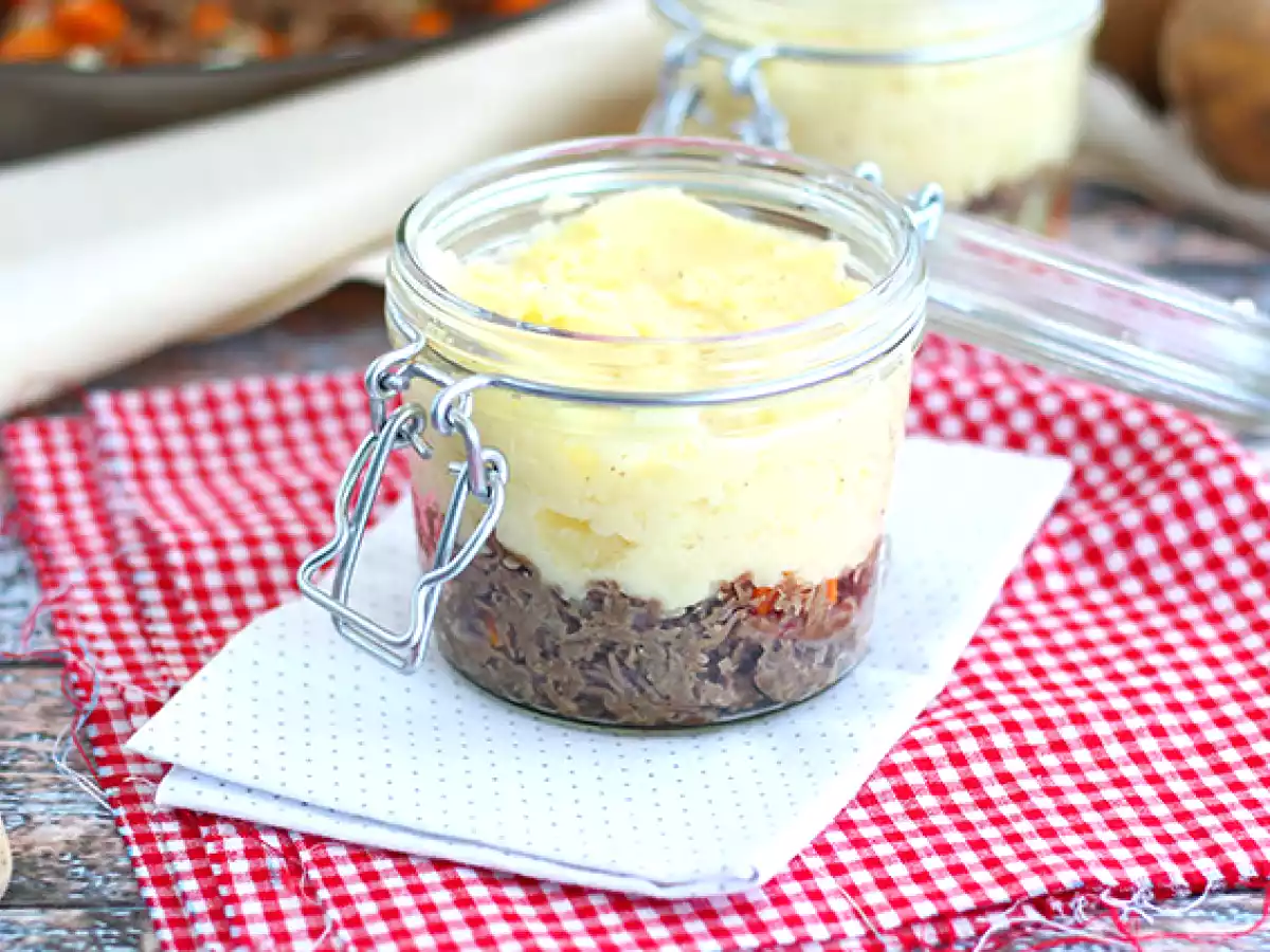 Parmentier de pato confitado