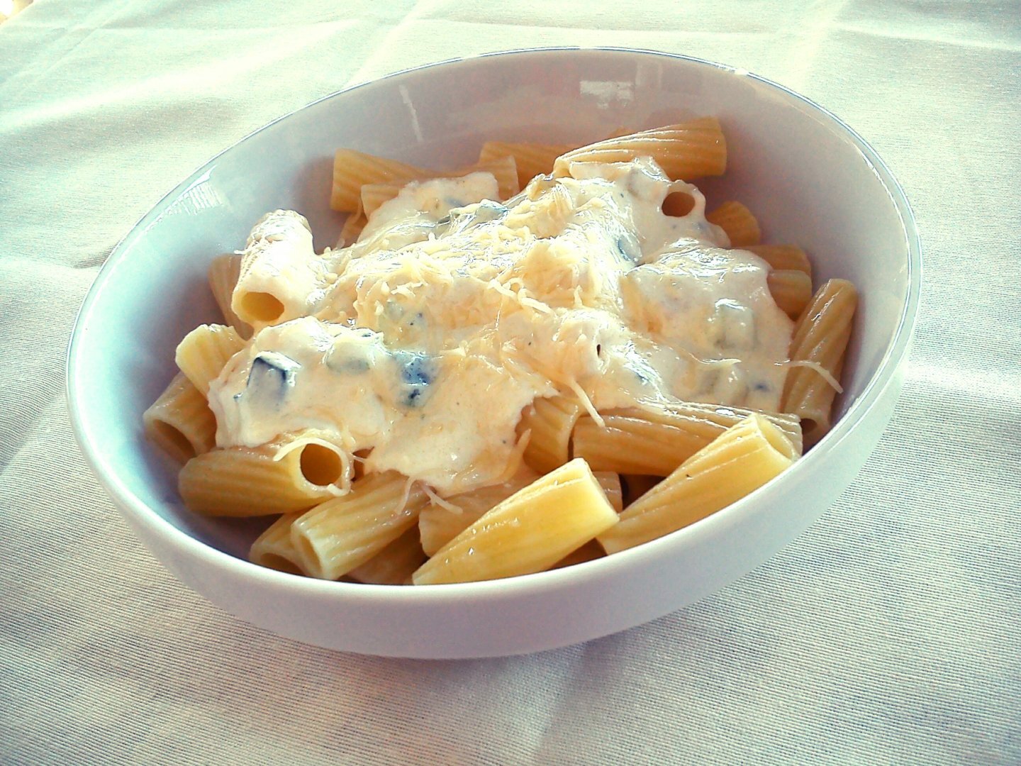 Pasta a la carbonara light Receta Petitchef