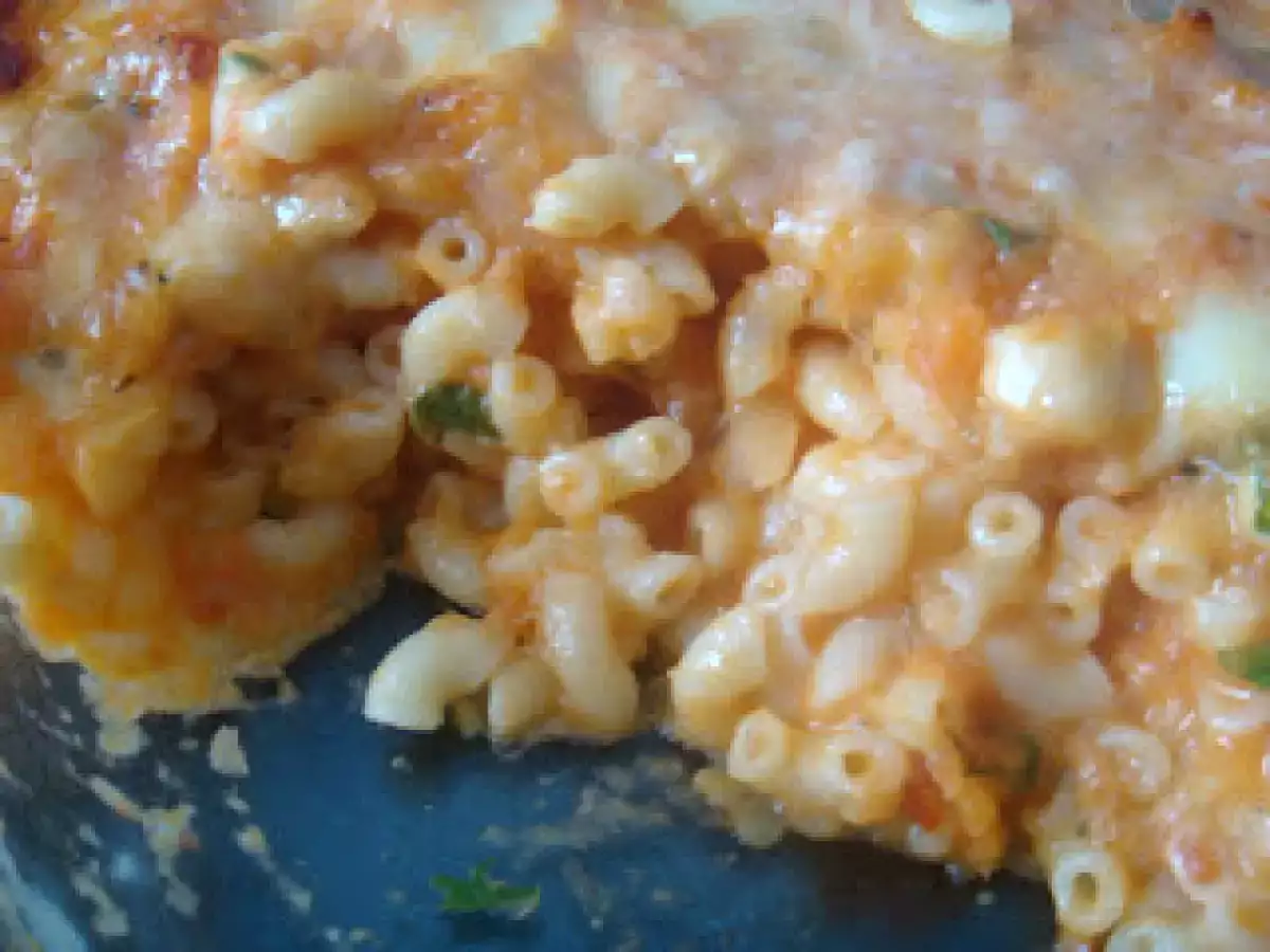 Pasta al Horno con Tomate y Mozzarella
