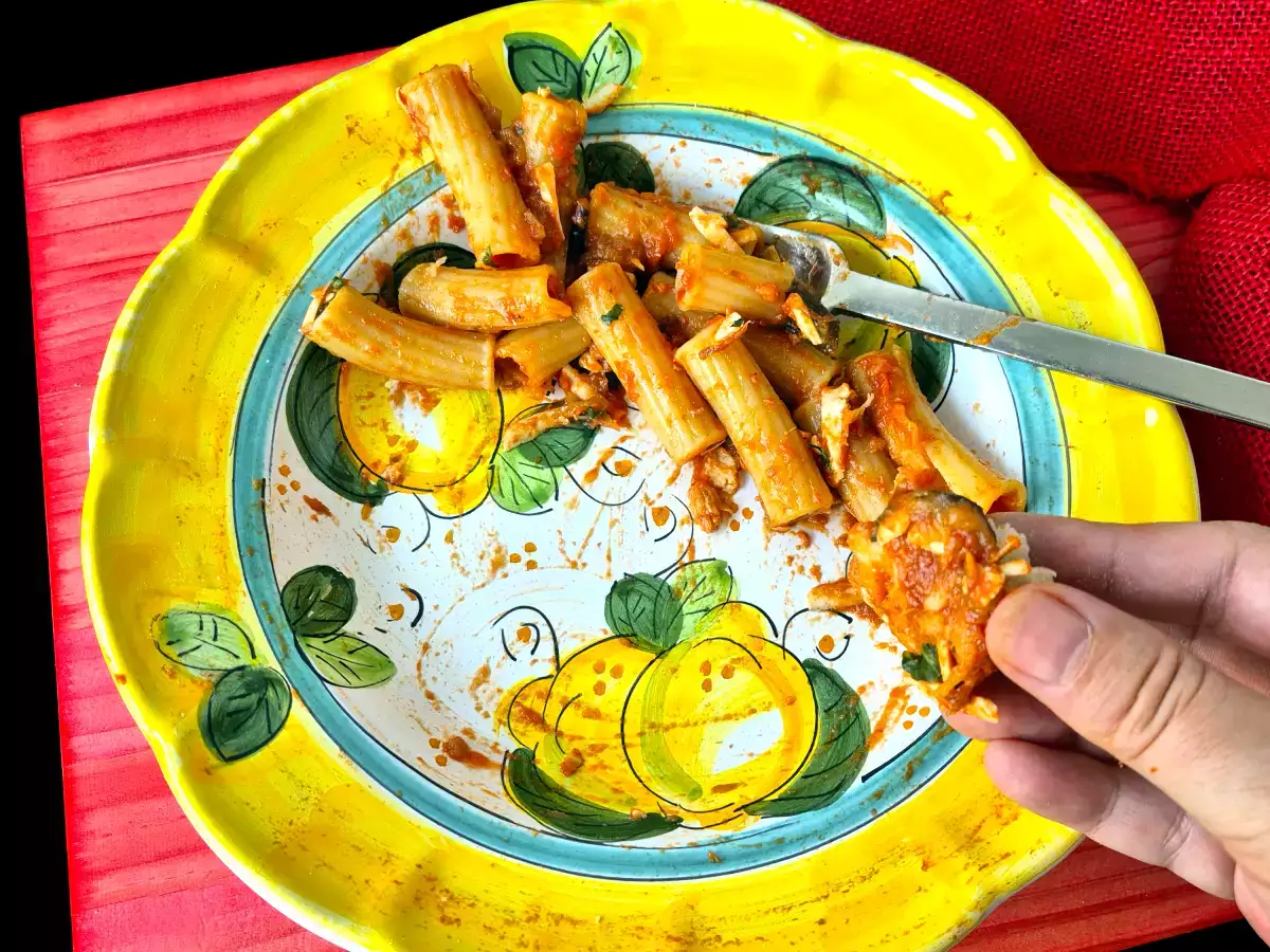 Pasta alla Norma {receta siciliana} - foto 3