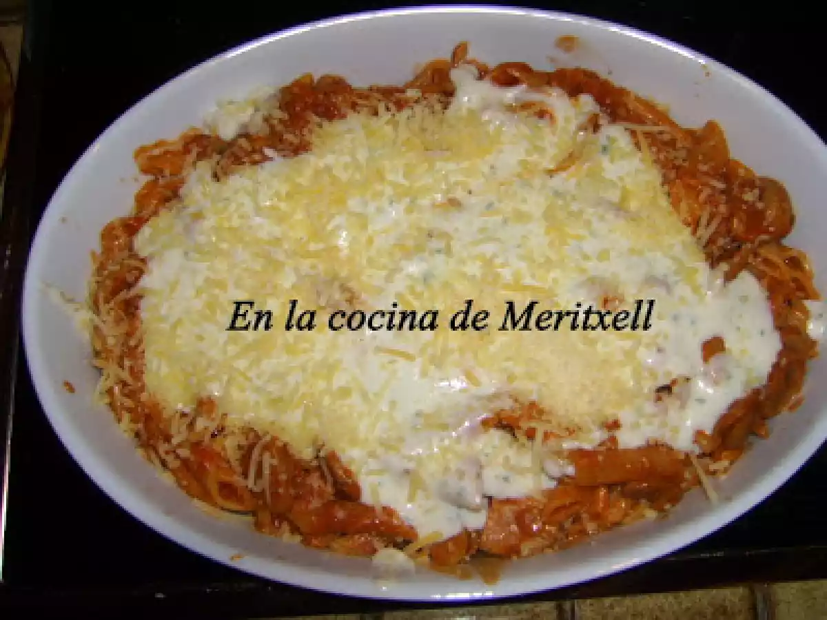 Pasta con atún y bechamel - foto 3