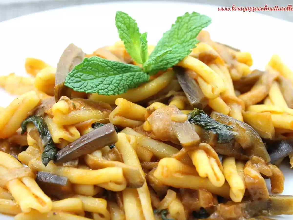 Pasta con berenjena y menta - foto 2