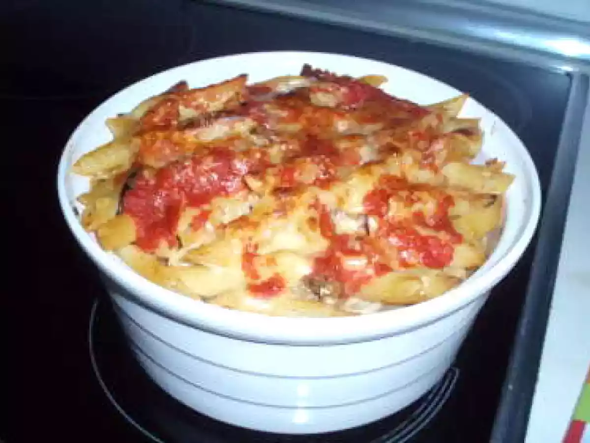 Pasta con berenjenas al horno - foto 2