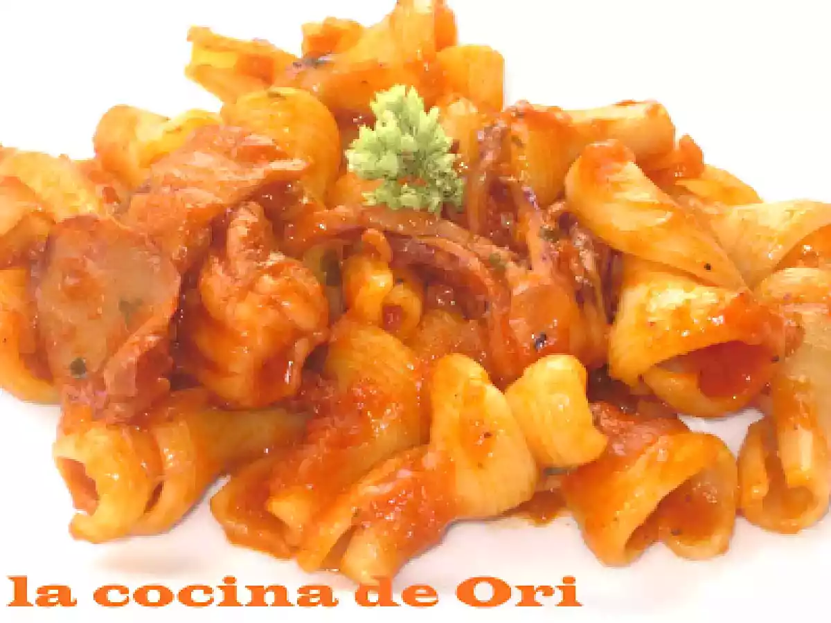 Pasta con calamares