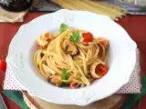 Pasta con mariscos, pasta ai frutti di mare, foto 2
